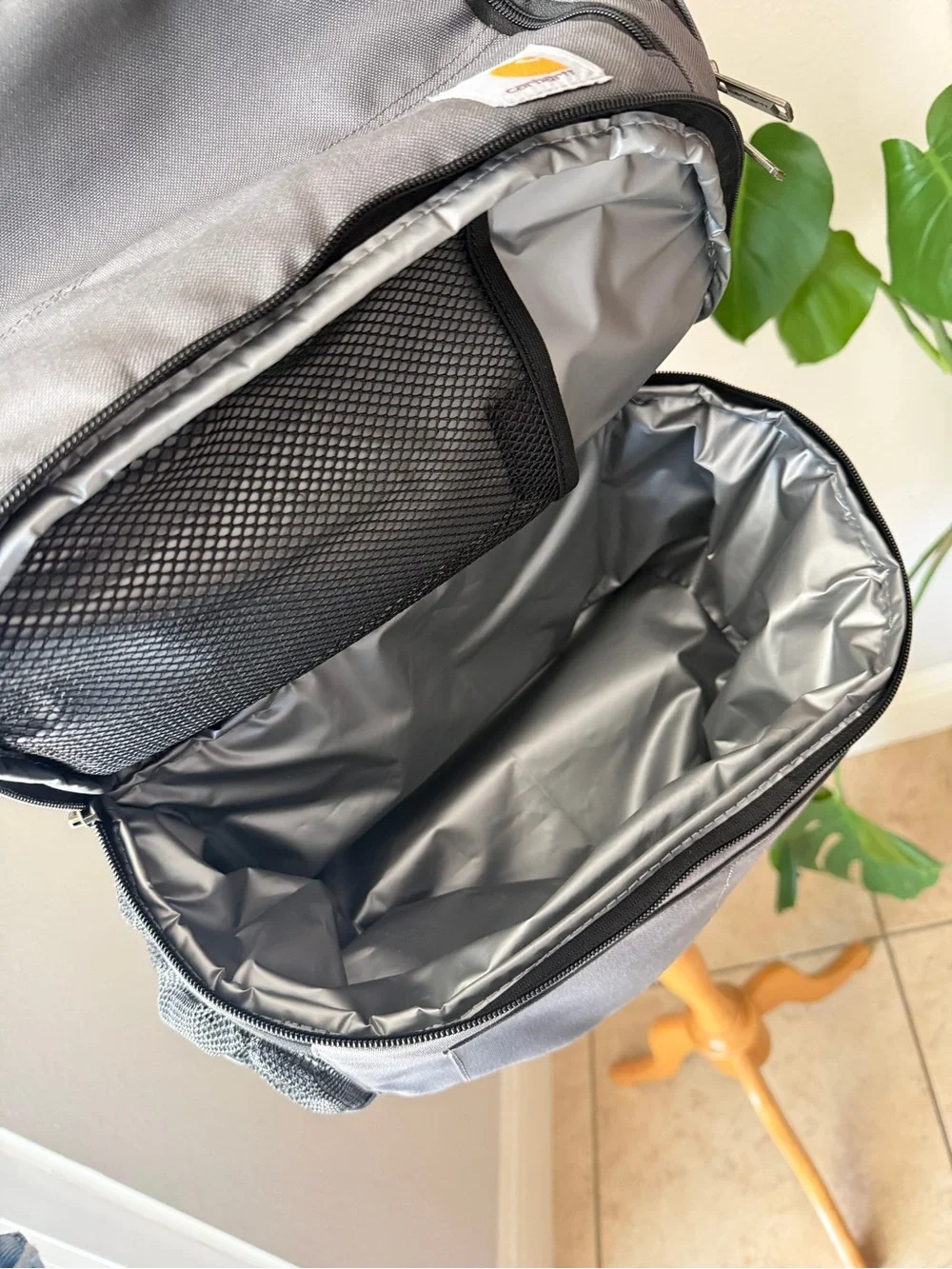 Carhartt Gray 2-in-1 Insulated Cooler Backpack